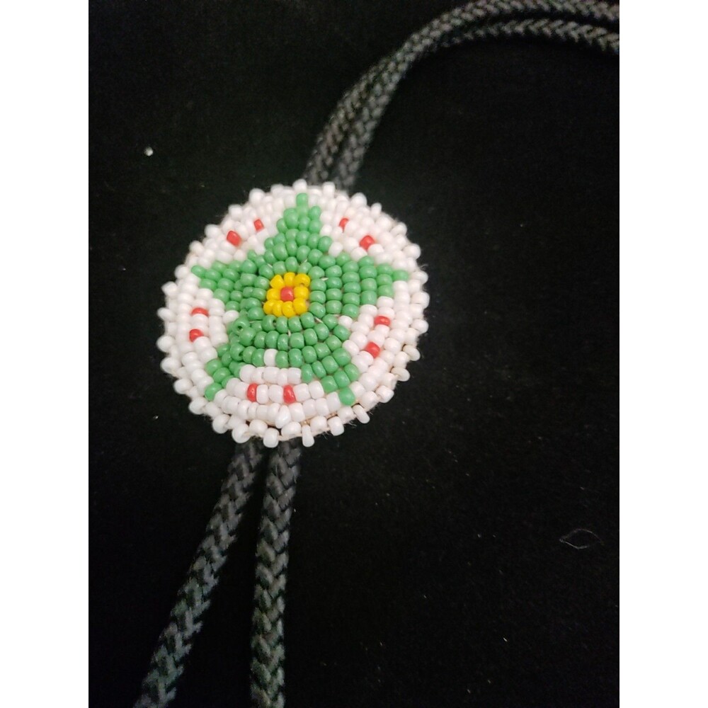 Native American Inspired Beaded Bolo Tie